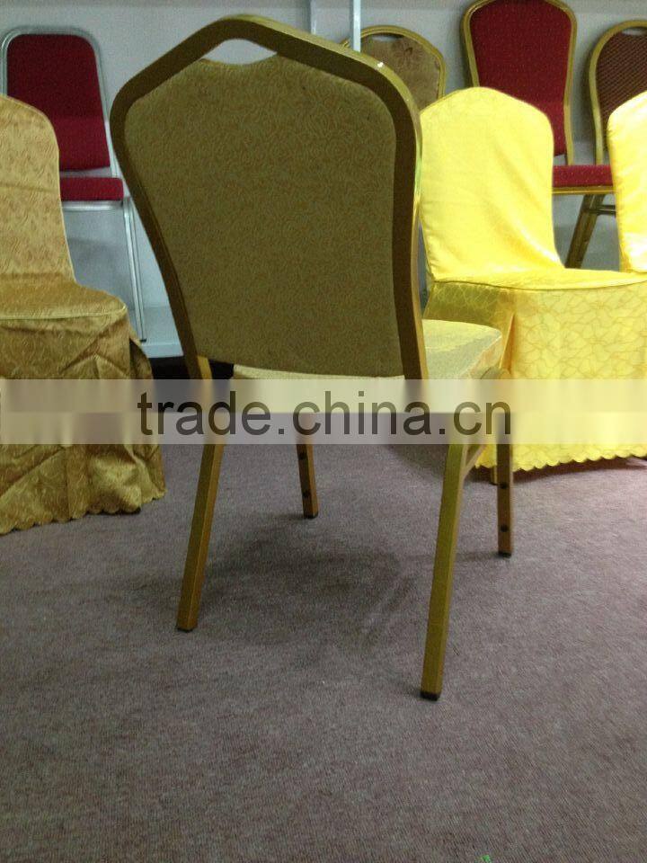 Popular Wedding Event Stackable Chair stainless steel legs dining chair