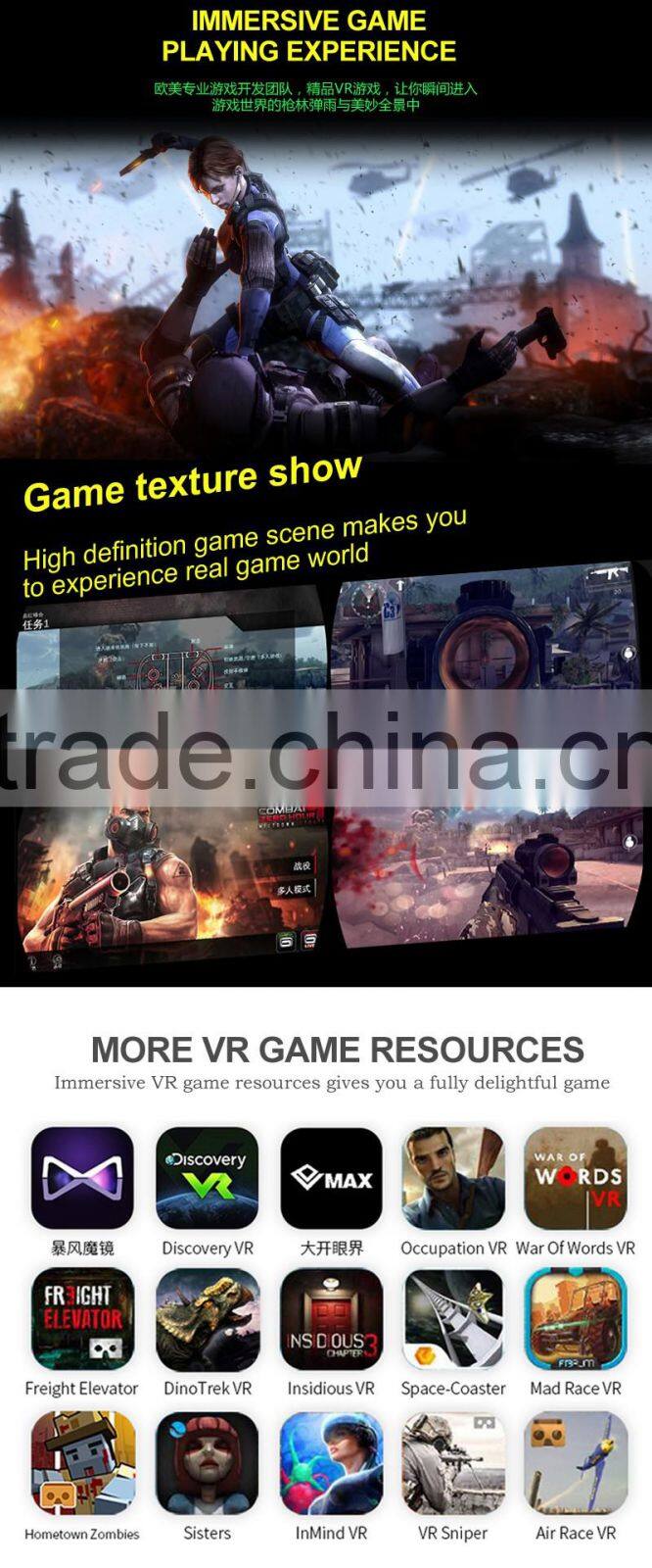 2017 RGKNSE VR Case 5 plus, VR headset for 3D vedios and games