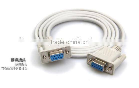 Factory Supply 1.5M DB Cable 9 Hole Data of 9 Hole DB9 Serial Port Direct Female To Female Lines To RS232 Serial Port Cable