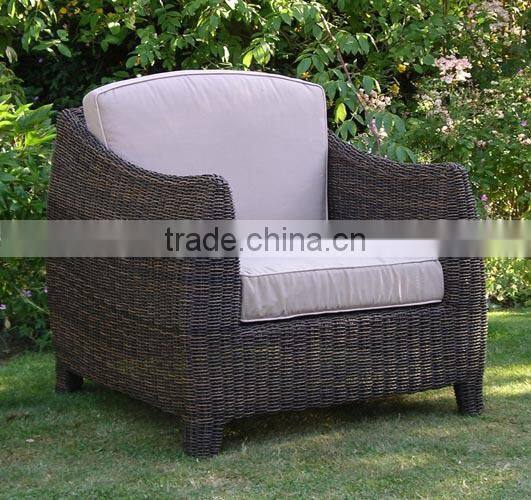 Outdoor Garden Natural Seagrass Arm Chair