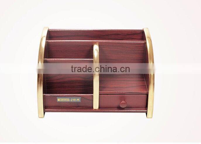 High quality handmade Multi-functional wooden pen container