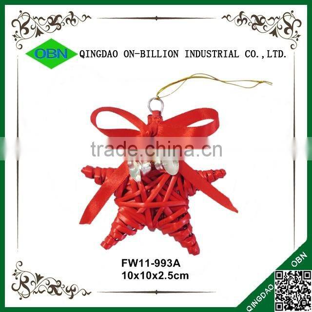 Lovely wicker star Christmas decorations handicrafts