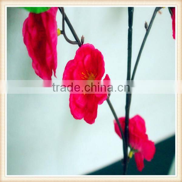 SJM091528 China home indoor decor artificial cherry blossom tree branch /cherry flower