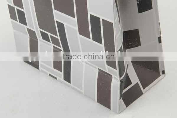 Foldable Gift Bag With Irregular Squares/ Shopping Bag