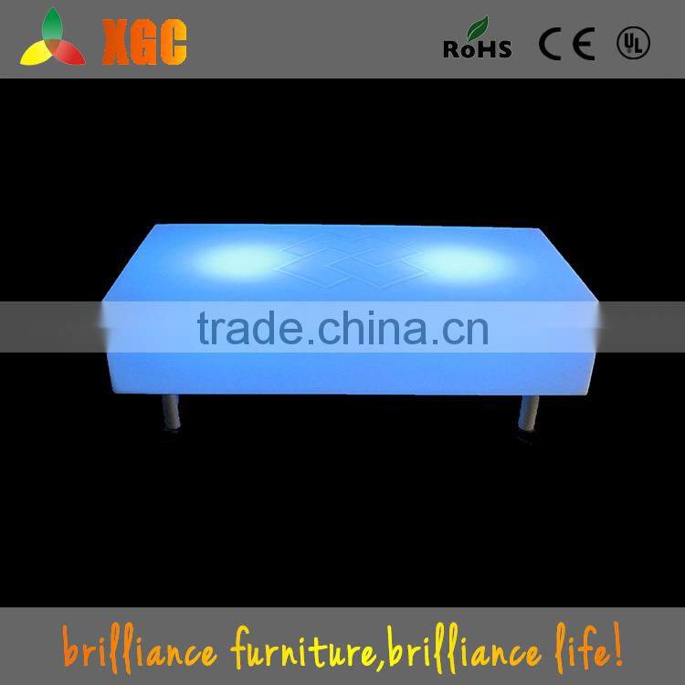 coffee shop furniture led glowing colored tables and chairs