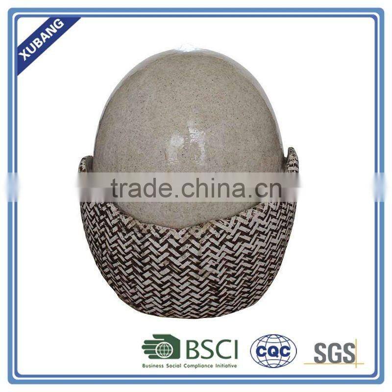 Hand Carved vase sandstone water fountain