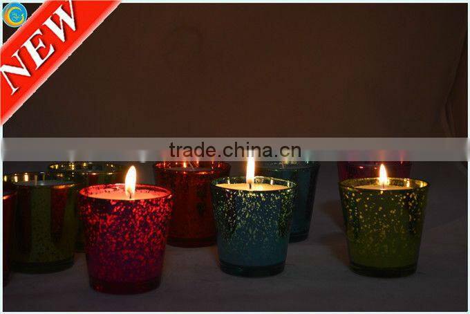 holder candle,props for the wedding,frosted glass candle jars