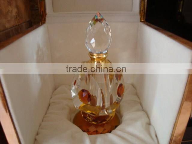 nice new k9 crystal diamond facet glass perfume bottle