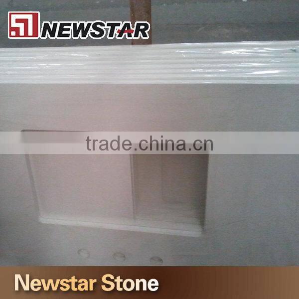 Engineered stone small grain white quartz stone
