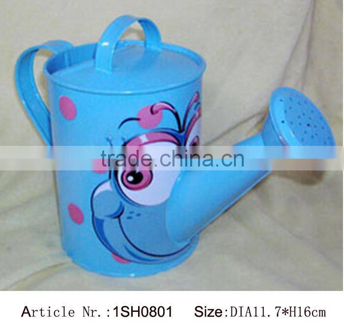 Promotional cartoon metal watering can