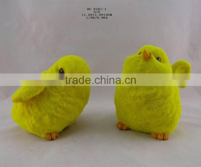 pile coating chick statue for russia new year symbol decor
