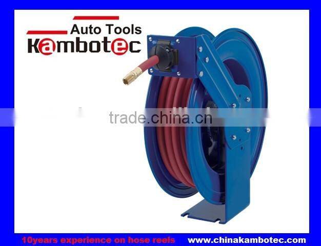 Wall Mount Spring Rewind Garden Stainless Steel hose Reel