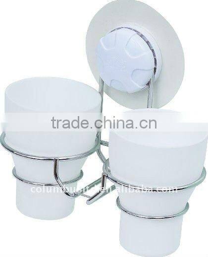 Suction bathroom accessories cup holder