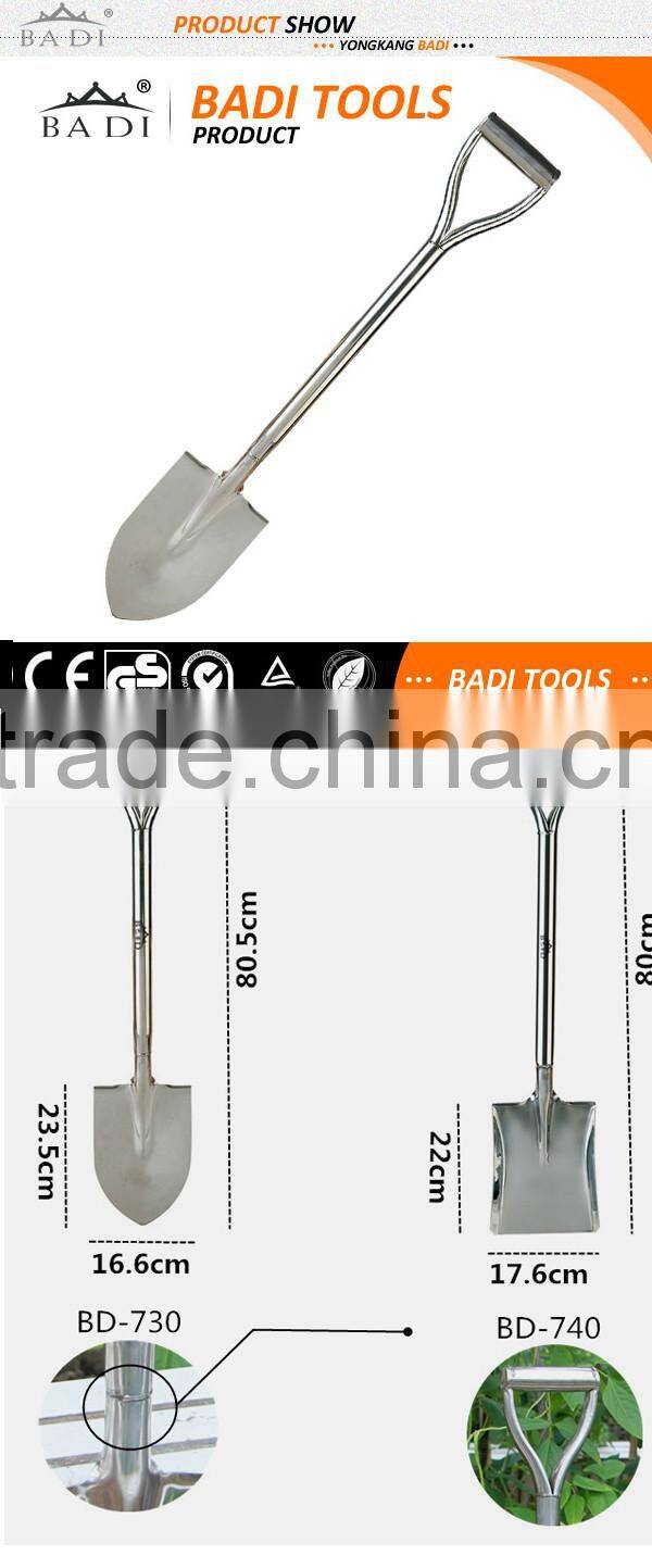 32 inch BADI Stainless Steel Shovel for Garden Camping Outdoor