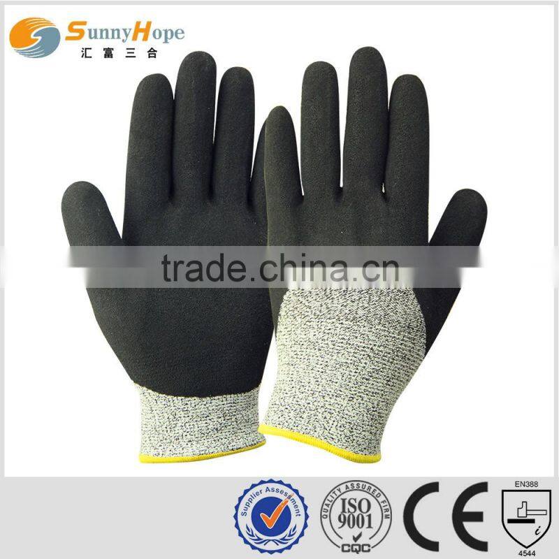 SUNNY HOPE High Impact Oil Gas Resistant Glove For Industry,latex work gloves