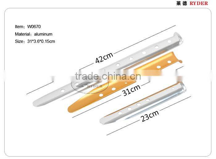 Assorted Camping Stake Nail Peg and Pole Tents