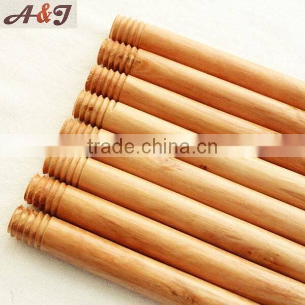 Smooth wooden mop rod for cleaning products