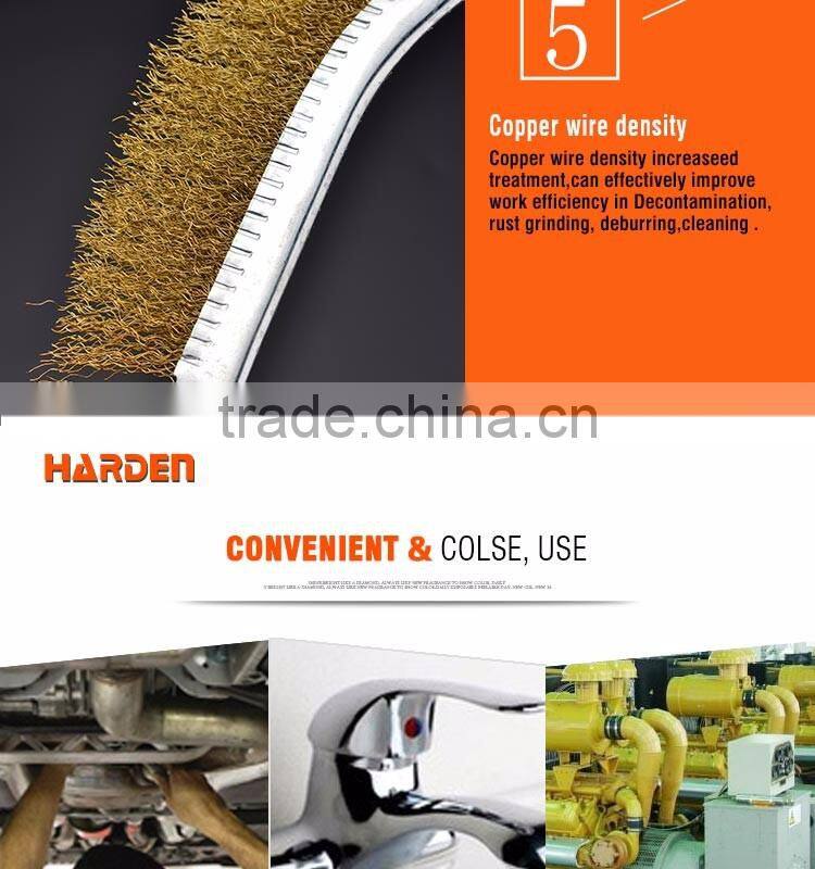 Plastic Handle Copper Wire Brush