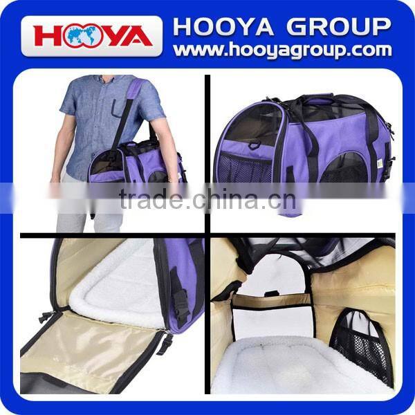 Eco-friendly Travel pet carry bag Ventilated waterproof outdoor pet carry bag Lightweight fabric pet carrier bag