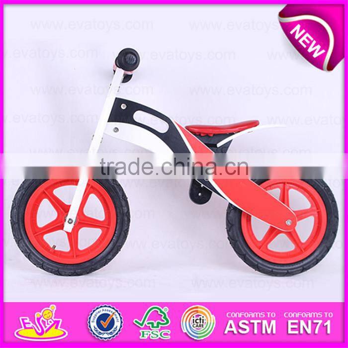 OEM and ODM Certified Balance Toys Wooden Bike Kids Balance Bicycle W16C131