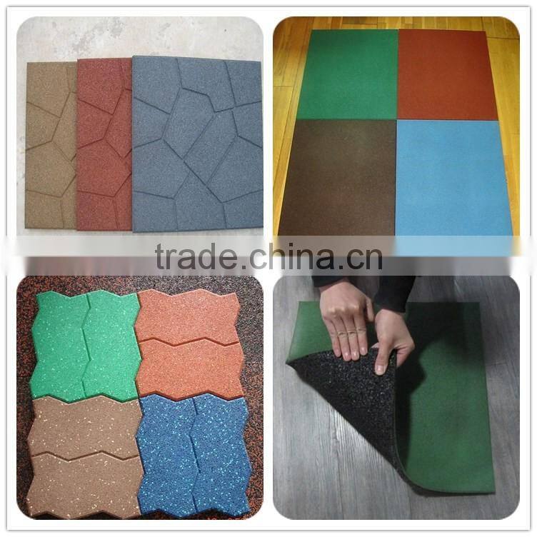 Rubber Tile Molding Machine in Tire Recycling line