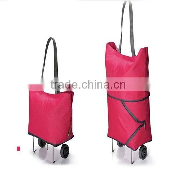 Wheeled Folding Grocery Shopping Trolley Bag