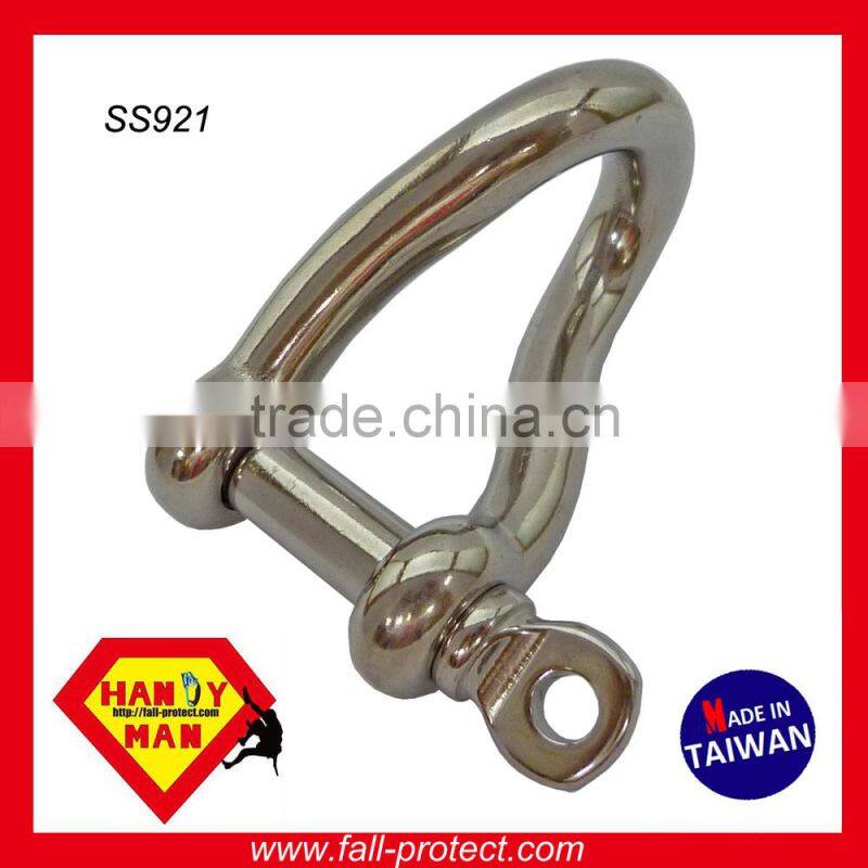 Stainless Steel 316 Screw Pin Twisted Shackle
