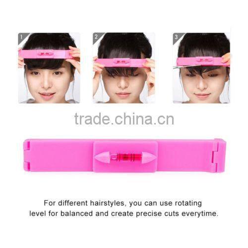 Bangs Hair Trim Clip DIY Tool Clipper Fringe Cutting Guide For Layers Styling