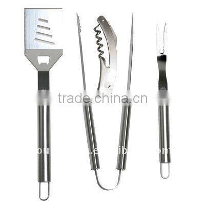 Hark 8 Piece Stainless Steel BBQ Set with Red Aluminium Carry Case