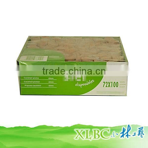 Nature Cello wrapped box bamboo toothpick