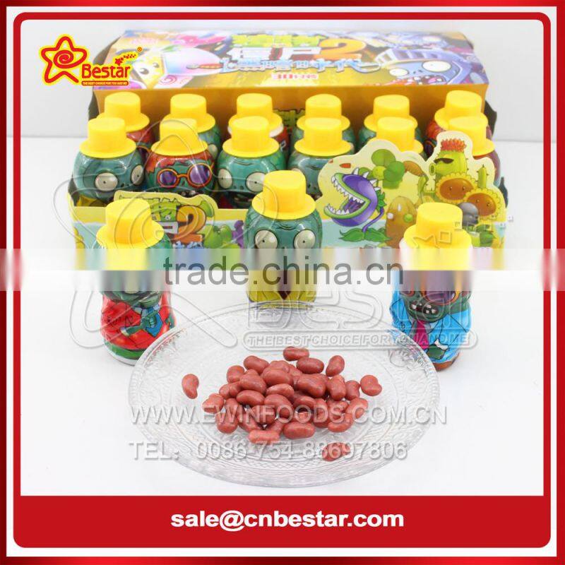 Plants vs Zombies Bottle Packing Puffy Chocolate Bean