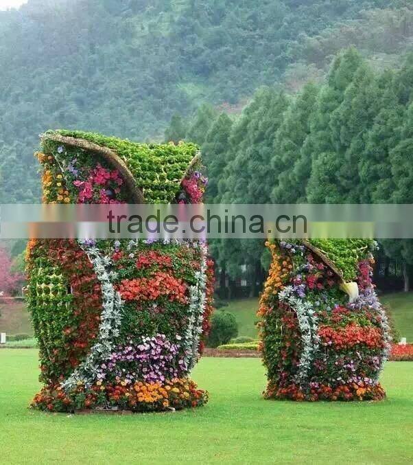 New style artificial grass topiary garden decoration sculpture artificial grass topiary