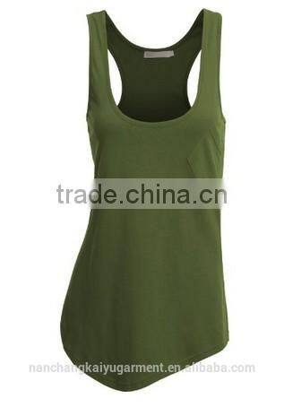 Fashionable Wholesale Custom Sex Ladies vest/womens tank top