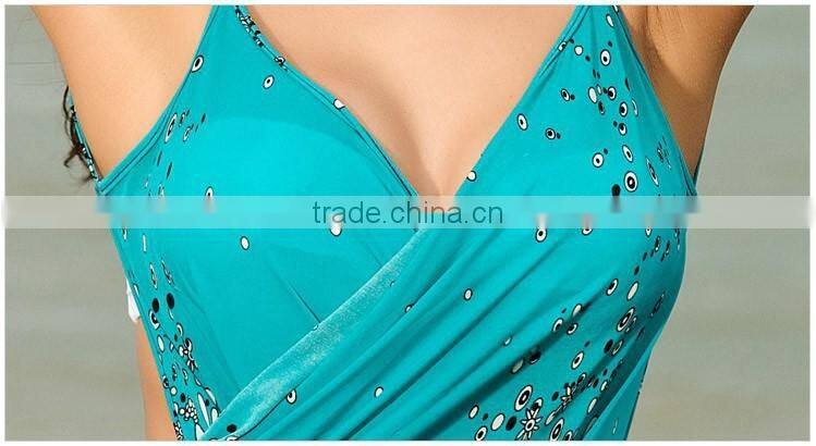Solid color front wrap bikini cover ups hot sale sexy ladies backless beach dress