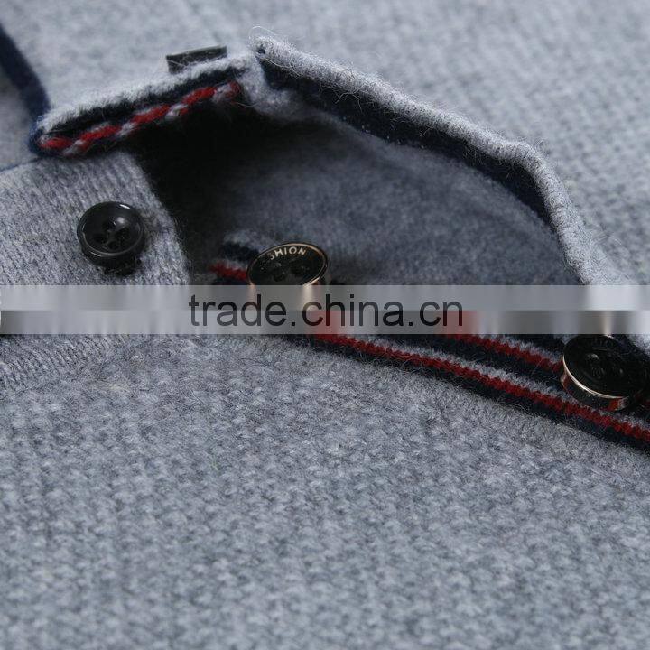 computerized sweater knitting machine for men grey woolen sweater knitting with cheape 1/4zipper machine price