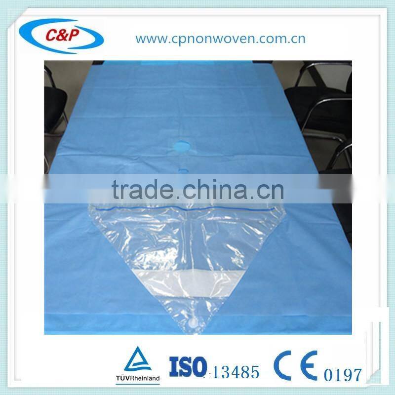 Urology Set TUR Drapes Packs With Collection Pouch , Surgcial Gown