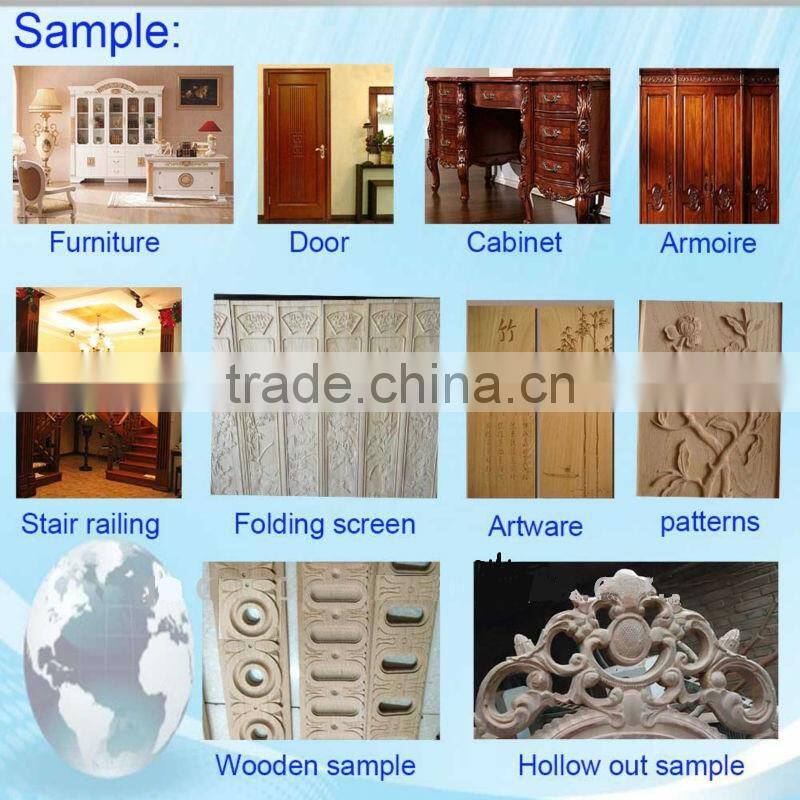 ATC cnc router woodworking machine for kinds of plate materials