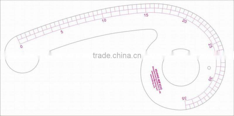 Sewing aluminium clothing template curve rulers,garment rulers China Kearing brand #6324a