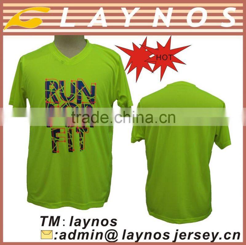 Fluo green soccer jersey