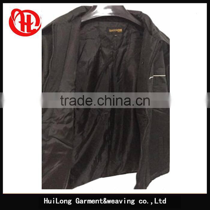 stock factory coats man plus size 5XL jacket wholesale mens poly PVC jackets