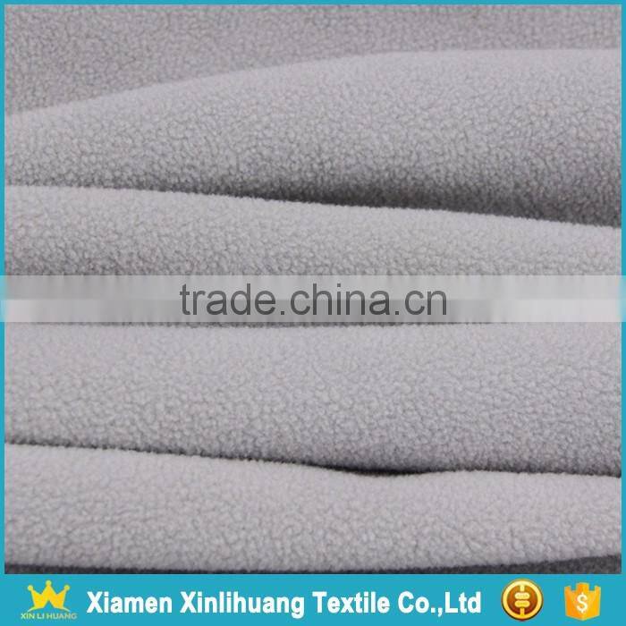 Quality Supplier 100 Polyester Red Reversible Polar Fleece Fabric