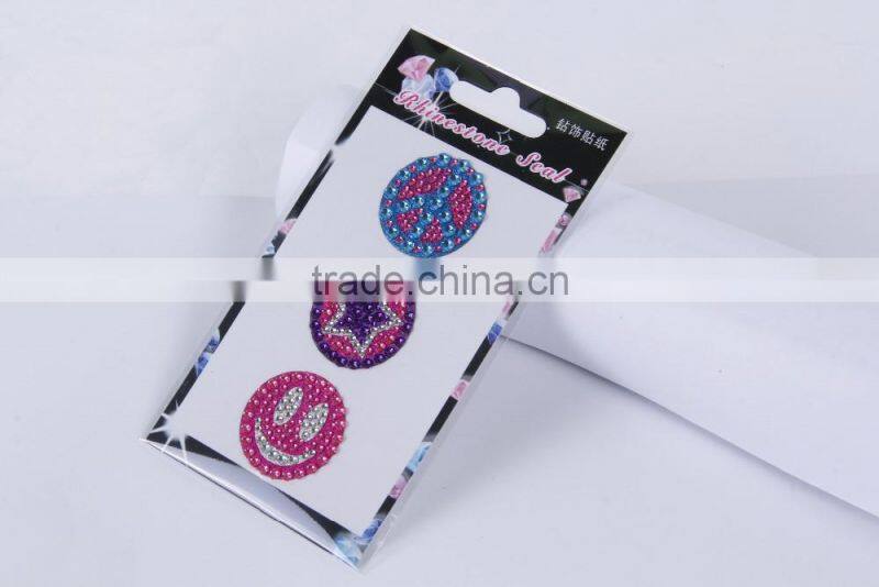 Crystal Diamond GEM Rhinestone self adhesive sticker
