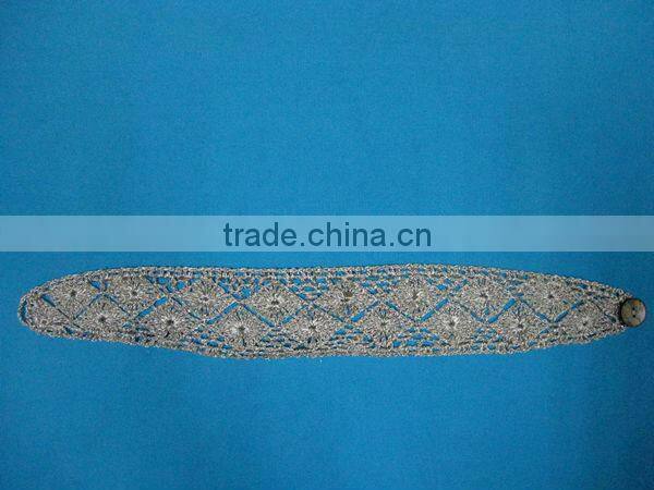 crochet metallic popular 5cm hairbands