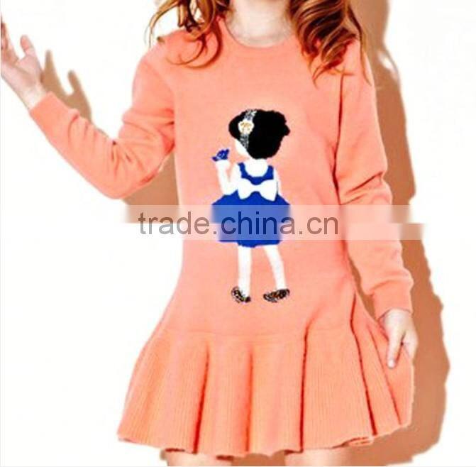 new design knitted kids pullover sweater