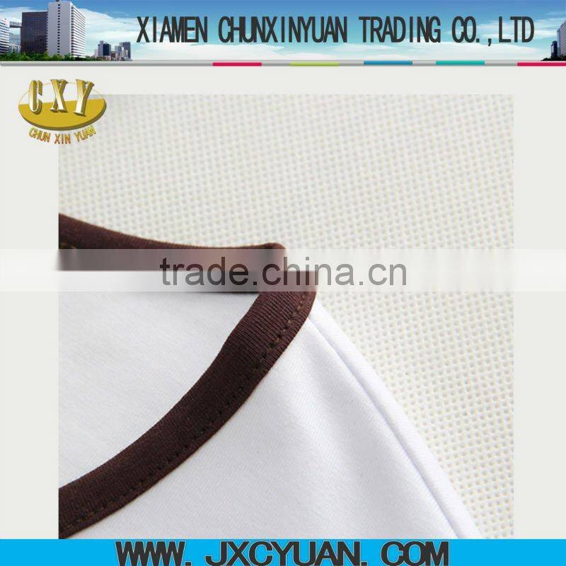 2016 wholesale white Korean men t-shirt cheap long sleeve