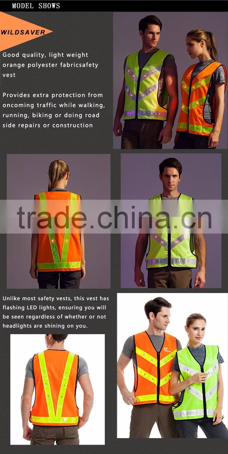 Factory made cheap strong reflective high quality fabric for reflective vest