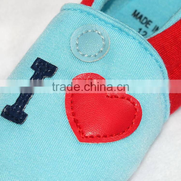 "I love dad" Embroidered Baby footwear