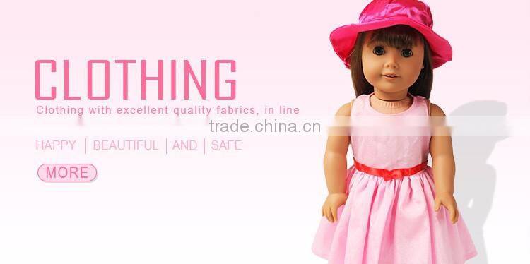 Volume production with CE certificate quality guarantee 18 inch adorable doll clothes