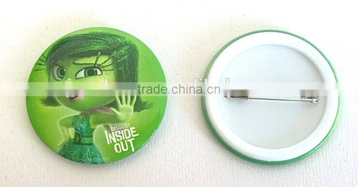 inside out cartoon characters decorative breastpin