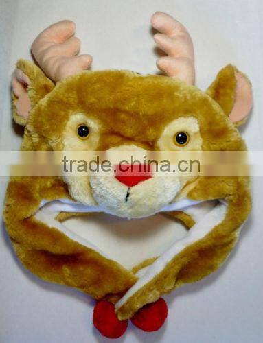 Factory Sale Funny Kid's Christmas Hat/Reindeer Christmas Hat
